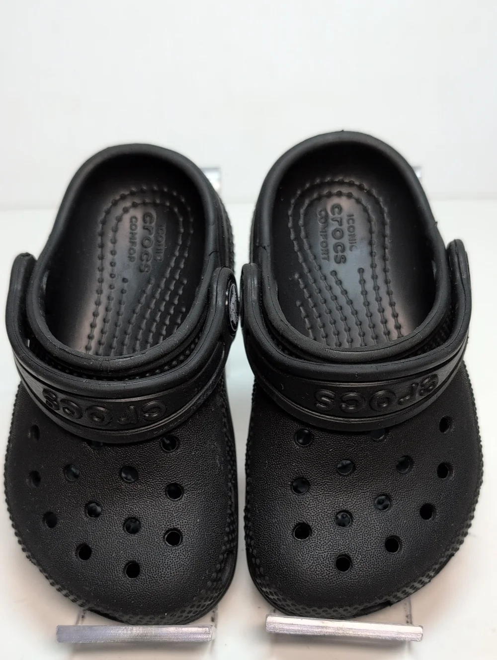 CROCS Kids Black Classic Clog Water Shoes child /toddler size 6